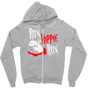 run hippie run Zipper Hoodie