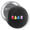 chemistry shot glasses Pin-back button