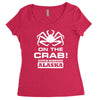 v t shirt inspired by deadliest catch   on the crab. Women's Triblend Scoop T-shirt