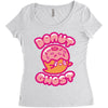 donut ghost Women's Triblend Scoop T-shirt