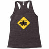bear shark Racerback Tank