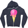 octopus icecream Zipper Hoodie
