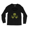 Alien Says Don't Touch My Belly Long Sleeve Shirts
