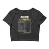 June Girl Facts Cancer Crop Top