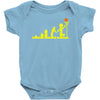 evolution lego basketball sports funny Baby Onesie