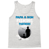 Papa And Son Fishing Partners For Life Tank Top