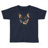 blue and tan frenchie Toddler T-shirt