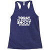 photographer shoot someone Racerback Tank