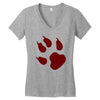 animal feet Women's V-Neck T-Shirt