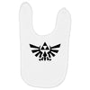 zelda logo black logo Baby Bibs