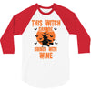 wine witch! 3/4 Sleeve Shirt