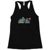 jurassic story Racerback Tank