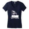 man tasking Women's V-Neck T-Shirt
