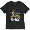kings are born in 1962 V-Neck Tee