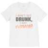 i don't get drunk V-Neck Tee
