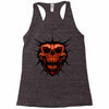 evil face Racerback Tank