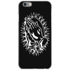 praying hands cross mary rock band baseball jersey iPhone 6/6s Case