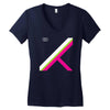 omd history of modern Women's V-Neck T-Shirt