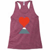 i lava you Racerback Tank