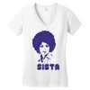 sista Women's V-Neck T-Shirt