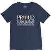 proud autism husband V-Neck Tee