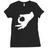 finger symbol Ladies Fitted T-Shirt