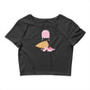 ice cream ghost Crop Top