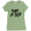 punks not dead exploited punk rock hooded sweatshirt vintage style dis Ladies Fitted T-Shirt
