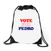 Vote For Pedro Drawstring Bags