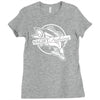 night fishing Ladies Fitted T-Shirt