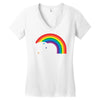 rainbow Women's V-Neck T-Shirt