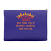 sarcastic sunshine Accessory Pouches