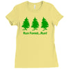 run forest run Ladies Fitted T-Shirt