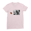Football Statue Ladies Fitted T-Shirt