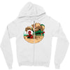 an amazing sand castle Zipper Hoodie