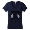 This Teacher Survived The 2016 2017 School Year Women's V-Neck T-Shirt