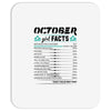 October Girl Facts Libra Mousepad