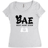 Bae Best Auntie Ever Women's Triblend Scoop T-shirt