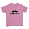 mustache Youth Tee