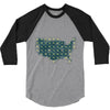 periodic table of the states 3/4 Sleeve Shirt