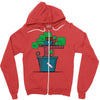 plant house Zipper Hoodie
