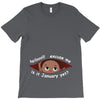 January Peeking Out Baby Boy T-Shirt
