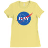 Nasa Gay Pride Ladies Fitted T-Shirt