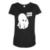 boo (2) Maternity Scoop Neck T-shirt