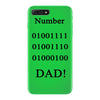 number one dad funny t shirt binary nerd geek tee s 3xl iPhone 7 Plus Case
