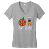 pumpkin spice Women's V-Neck T-Shirt