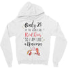 red head unicorn Zipper Hoodie