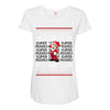 ugly super mario christmas Maternity Scoop Neck T-shirt