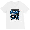 I May Not Be Perfect But My Cat Loves Me V-Neck Tee