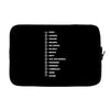 beard length chart funny professor grandpa mustache humor Laptop sleeve